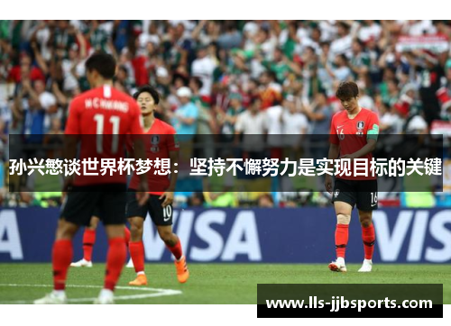 孙兴慜谈世界杯梦想：坚持不懈努力是实现目标的关键